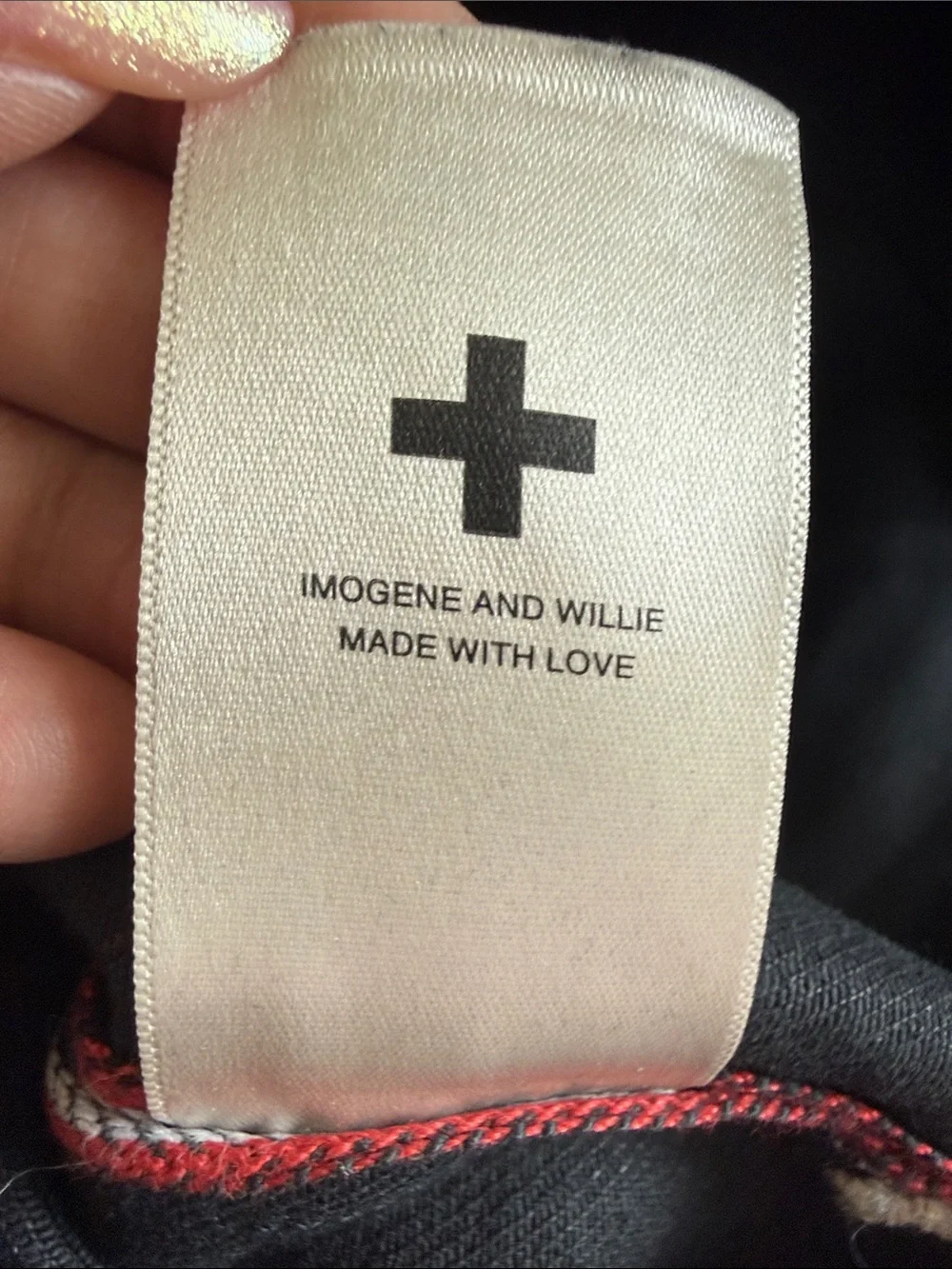 imogene + willie Straight Black Men's Jeans